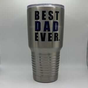 Best Dad Ever – 30 oz Polar Camel Tumbler with Lid - New in Box